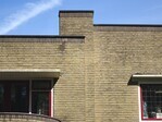 Detail gevel straatzijde met schoorsteen.
<br/>
Gert-Jan Lobbes, 2025