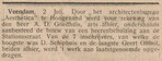 Aanbesteding.
<br/>
Nieuwe provinciale Groninger courant, 4 juli 1931