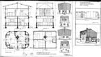 Bouwtekening.
<br/>
Bouwdossier gemeente Velsen, 1921