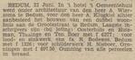 Aanbesteding.
<br/>
Nieuwsblad van het Noorden, 23 juni 1932
