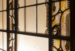 Detail glas in lood.
<br/>
Marcel Westhoff, juli 2021