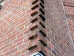 Detail metselwerk van de hoek.
<br/>
Gert-Jan Lobbes, 2024
