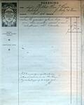 Nota van Atelier Bogtman.
<br/>
Particuliere collectie, 1926