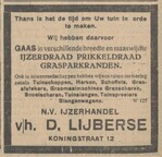 Advertentie Lijberse.
<br/>
Arnhemsche courant, 30 maart 1928