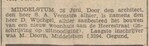 Aanbesteding.
<br/>
Nieuwsblad van het Noorden, 28 juni 1933