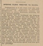 Van de opening werd verslag gedaan.
<br/>
Utrechtse courant, 23 december 1930