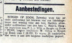 Aanbesteding.
<br/>
De Volkskrant, 30 augustus 1926