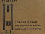 Een illustratie uit een brochure van de Stadsreiniging.
<br/>
Perkamentus, zie https://perkamentus.blogspot.com/2017/08/saartje-wip-en-de-stadsreiniging.html, 1927