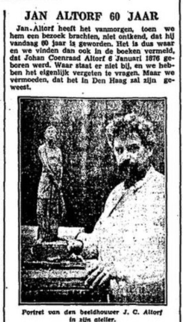Artikel over Altorf.
<br/>
Het Vaderland, 6 januari 1936
