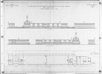 Ontwerptekeningen van het KHL-complex. Op de pijlerbekroningen staat iets ingetekend.
<br/>
Stadsarchief Amsterdam, 1916